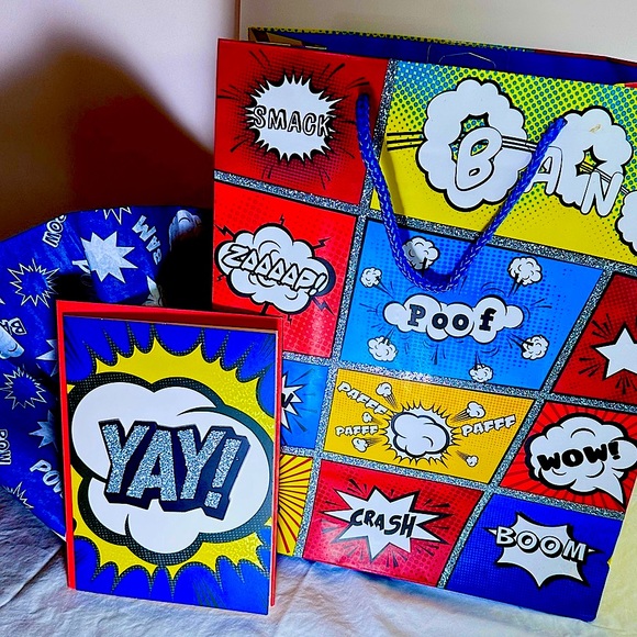 GIFT BAG, CARD, & TISSUE SET
Set. $5 EACH or 2 /$7; 3/$8, 4/$9, 5/$10, 12/$20 - Picture 7 of 13